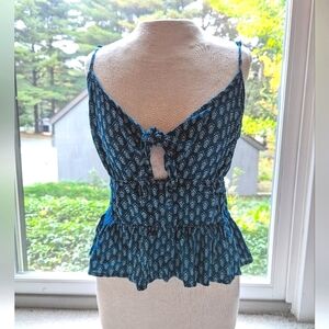 Patrons of Peace Tie Front Top